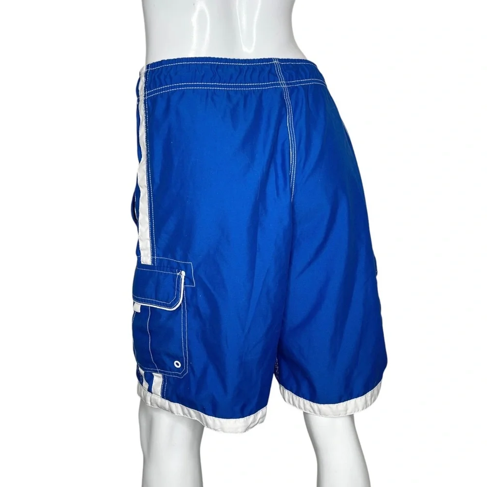 🤑 5/$25 Men’s Blue and White Swimsuit Shorts